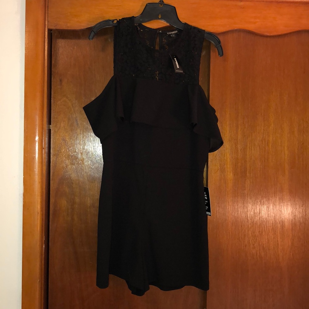 Express Cold Shoulder Romper